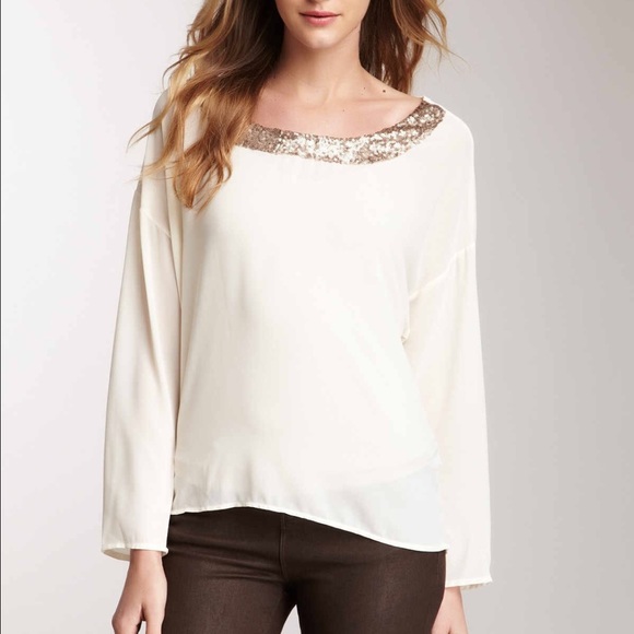 Blouse with sequins REDUCED