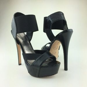 BEBE Snakeskin Heels