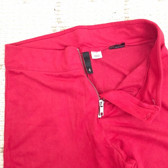 H&M Pants - LikeNEW H&M suede like red leggings H&M Pants - LikeNEW H&M suede like red leggings