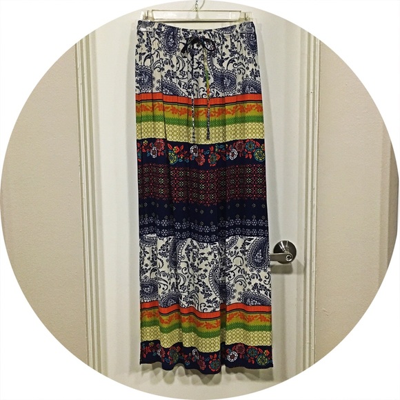 Sale | Long Print Skirt