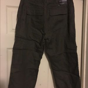 Banana republic army green Capri.