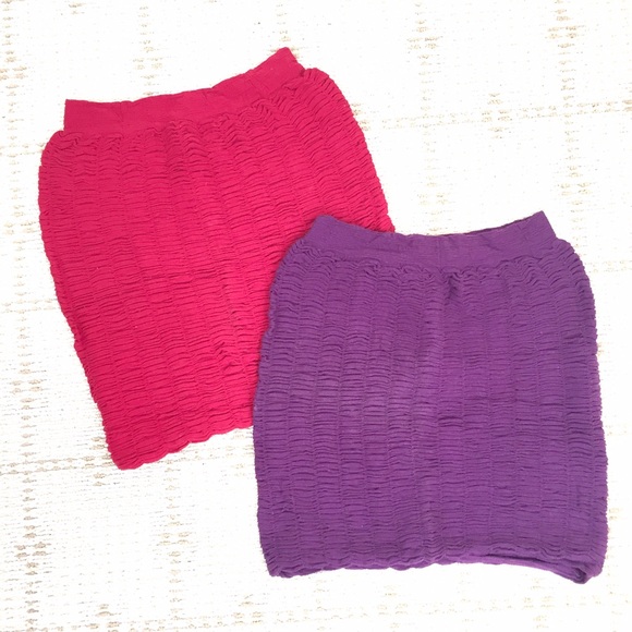 Forever 21 Skirts - Like NEW set of two forever21 body-cone skirts Forever 21 Skirts - Like NEW set of two forever21 body-cone skirts