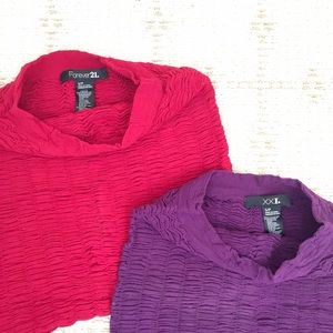 Forever 21 Skirts - Like NEW set of two forever21 body-cone skirts Forever 21 Skirts - Like NEW set of two forever21 body-cone skirts