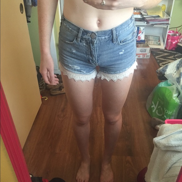 Free People Lacey denim cutoff shorts - Picture 4 of 4