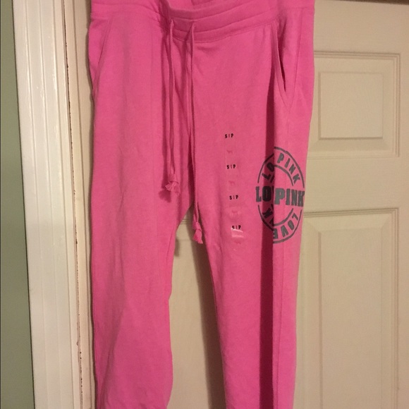 Pink VS joggers