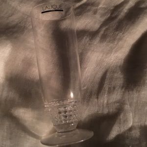 Lalique crystal champagne glass