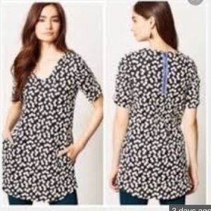 Black and White Polka Dot Anthropologie Dress