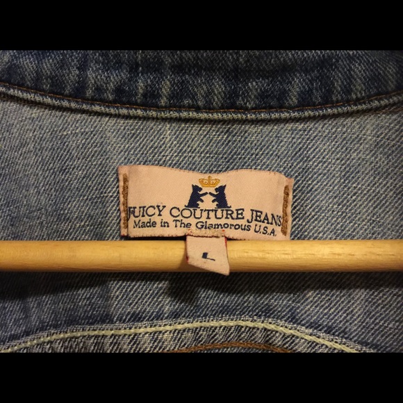 Juicy couture medium jean jacket - Picture 2 of 3