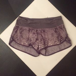 Lululemon speed shorts