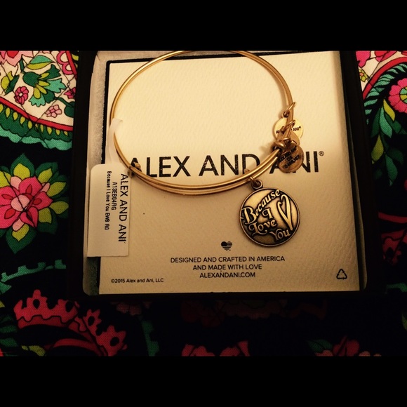 Alex and Ani Jewelry - Alex and Ani "Because I Love You" Bracelet NWT