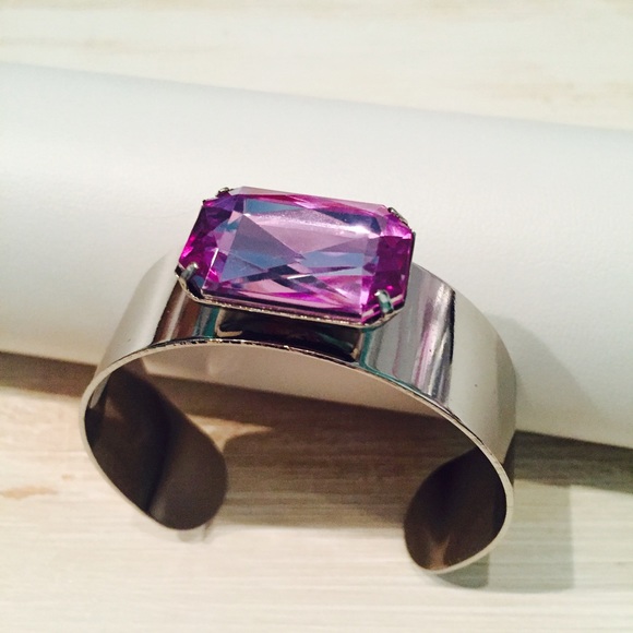 8 Other Reasons Glam Cuff silver & purple