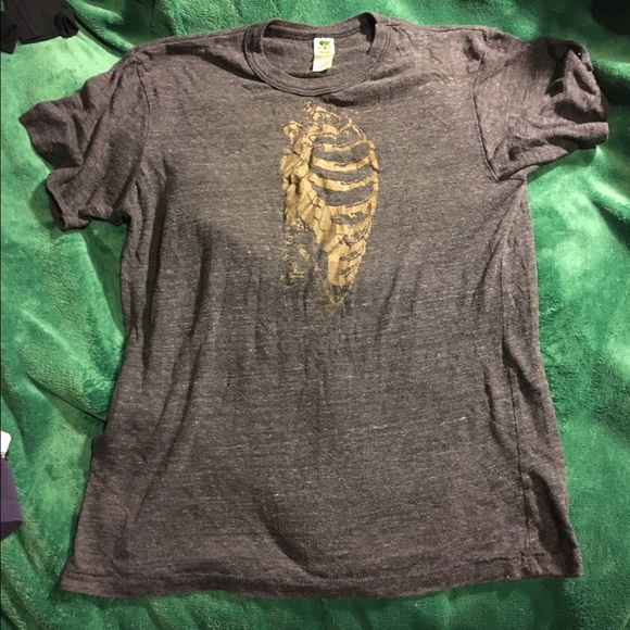 Alternative Earth super soft heathered ribcage tee - Picture 1 of 2