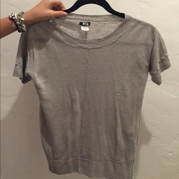 gray shirt from j crew