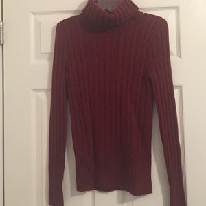 J crew Rust colored turtleneck