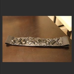 Black decorative belt