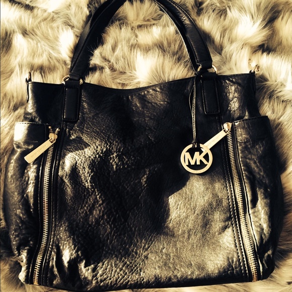 Michael kors leather tote