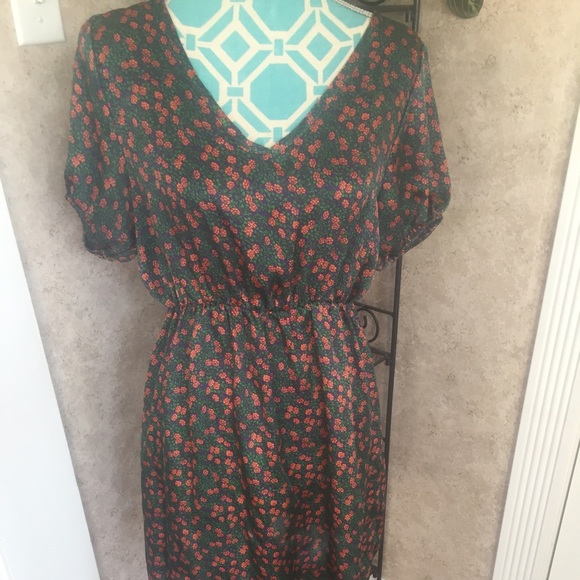 Floral print dress