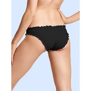 Black ruffle Victoria's Secret bottoms