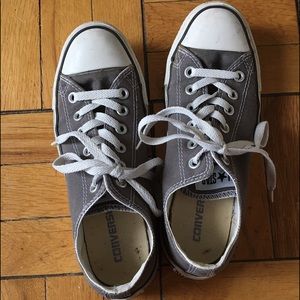 Light grey/white converse for women/men