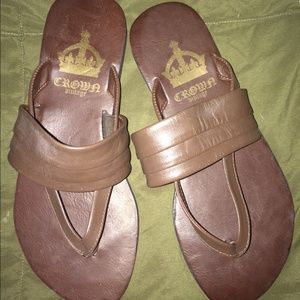Brown sandles