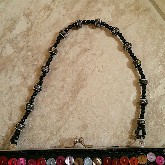 Colorful button purse - Picture 2 of 3
