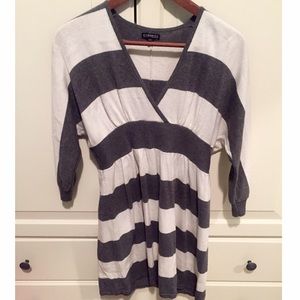 Express Striped Sweater Dress