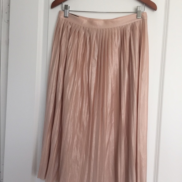 J Crew dusty pink midi skirt