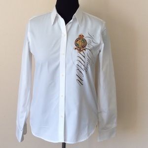 Ralph Lauren decorative logo shirt