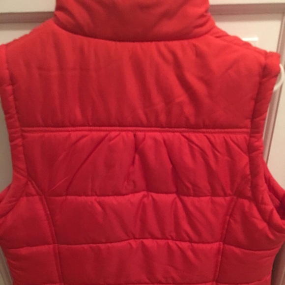 Orange Puffer Vest - Picture 3 of 3