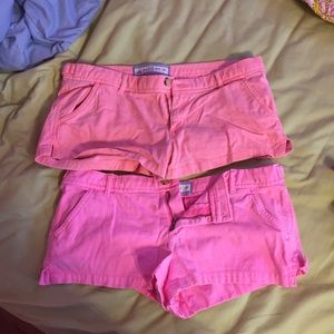 TWO pairs of Abercrombie and Fitch shorts
