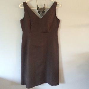 J. Crew sleeveless cotton v-neck dress, Size 8P