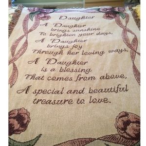 Daughter Throw Blanket