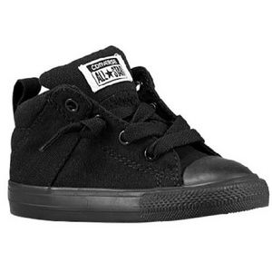 NWOT all black toddler boys high top Converse