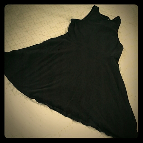 SO High Neck Black Dress