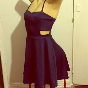 Blue skater dress like new