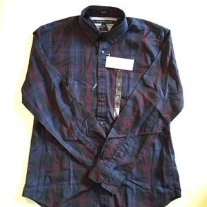 NWT men's custom fit Tommy Hilfiger shirt M