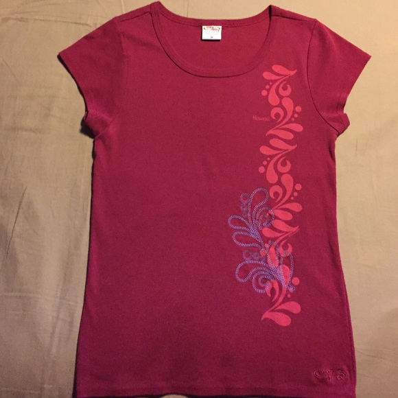CrazyShirts Maroon Short-Sleeve Rib Knit T-shirt🌎