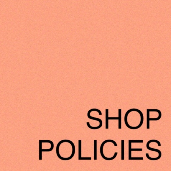 Shop Policies