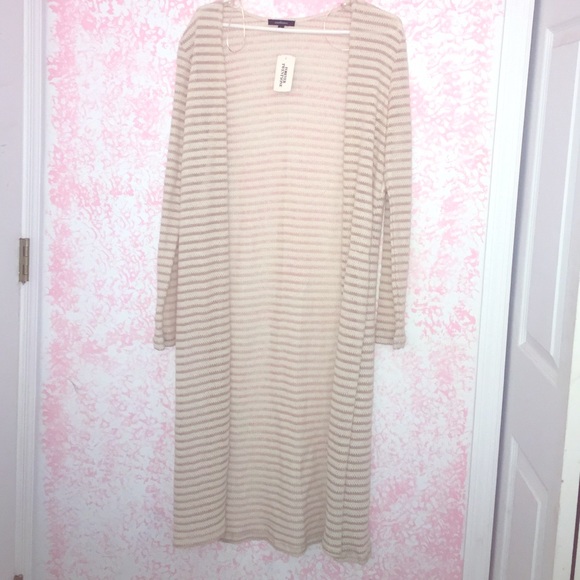 Long Slit F21 Cardigan