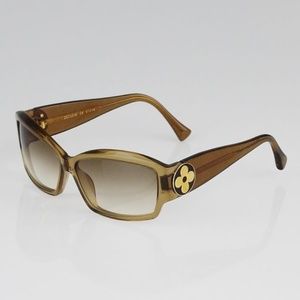 AUTHENTIC Louis Vuitton Gold Speckling sunglasses