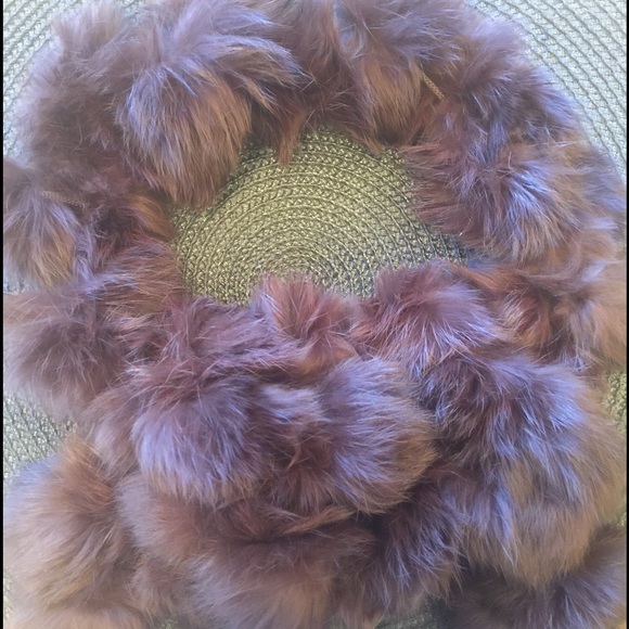 Accessories - Rich dark brown fur scarf 👑