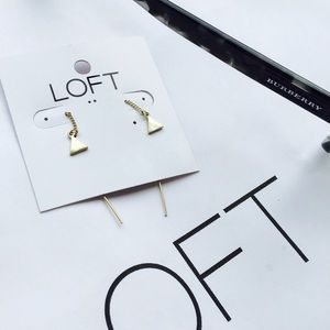 ✨Brand new! Loft Metallic Threader Earring