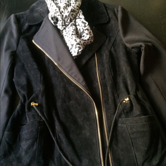 Iman Suede and Ponte Jacket