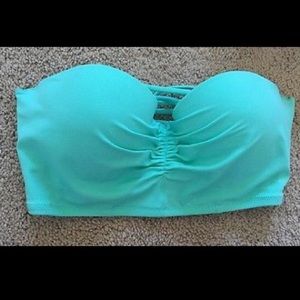 VS LACE UP BUSTIER BIKINI