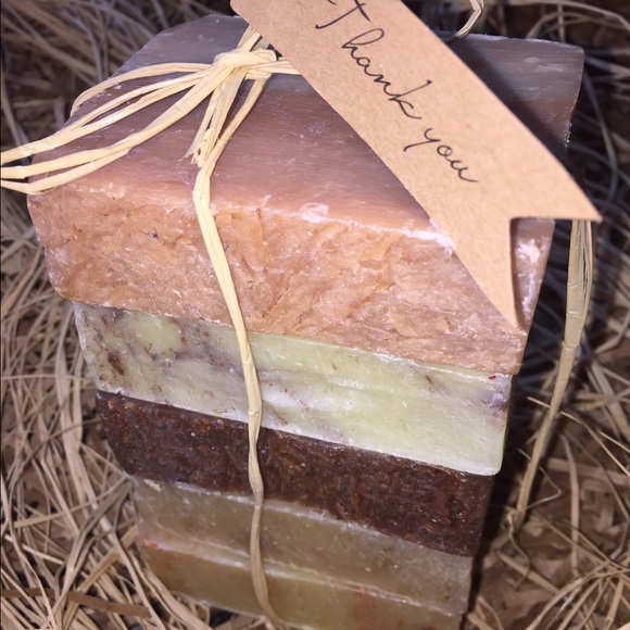 Five Bar Organic Homemade Soap Bundle