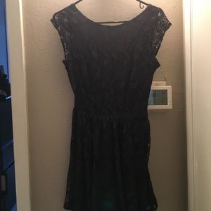 Dark blue dress