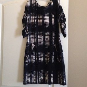 Black and white dress