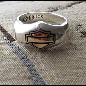Harley-Davidson, women's, 10k silver ring
