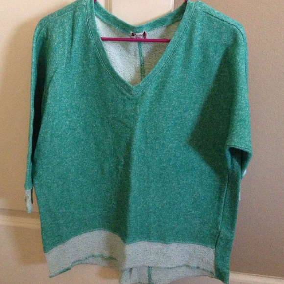 Teal loose sweatshirt