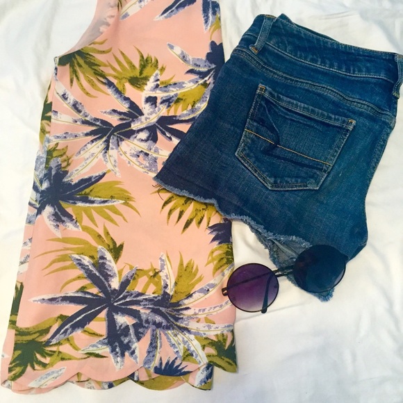 Floral tank top